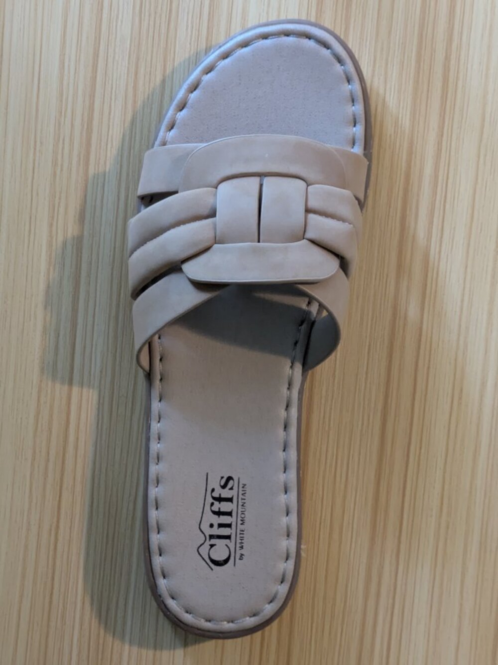 Cliffs by White Mountain Squarely Tan Sandals - Picture 2 of 5